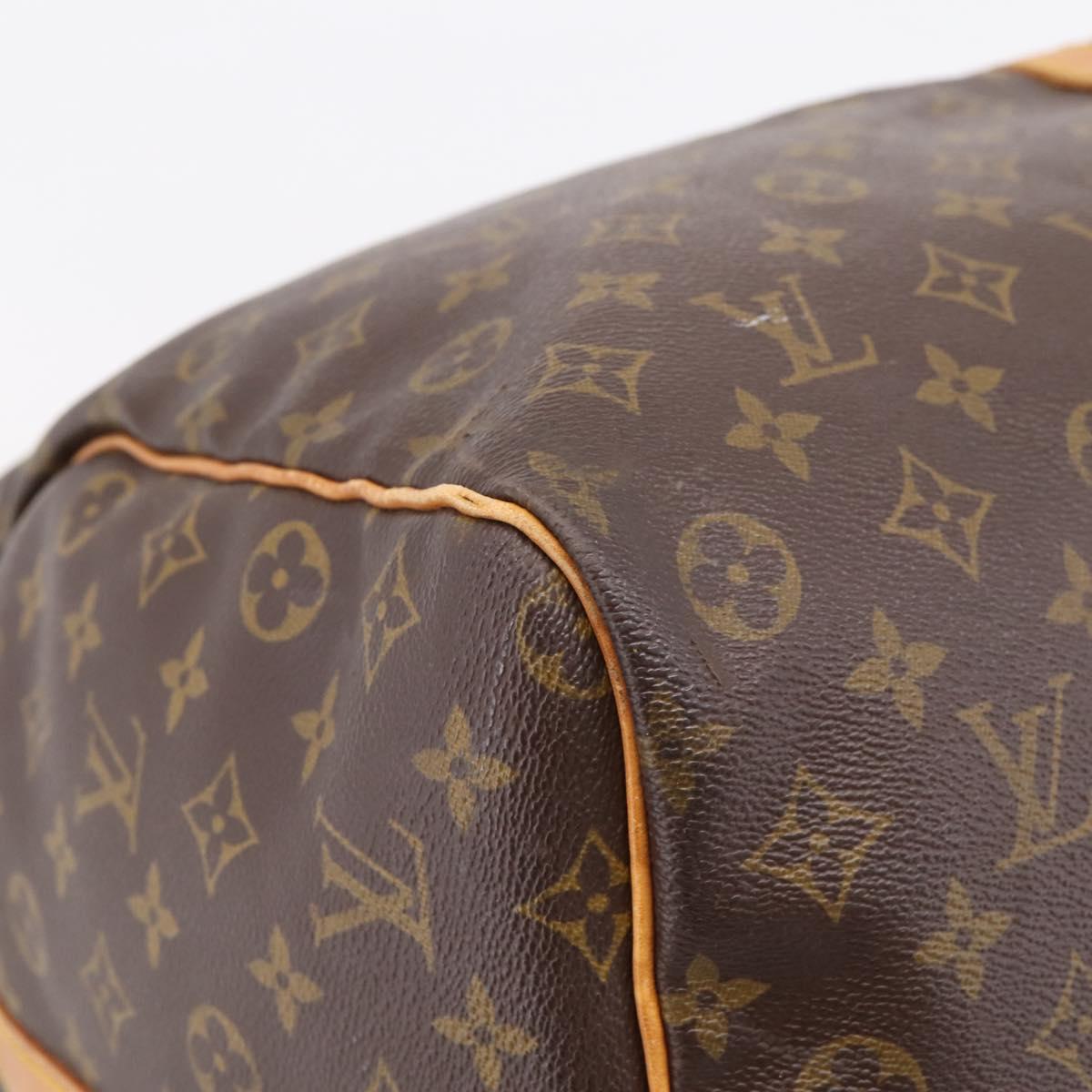 LOUIS VUITTON Monogram Keepall Bandouliere 60 Boston Bag M41412 LV Auth 204719A