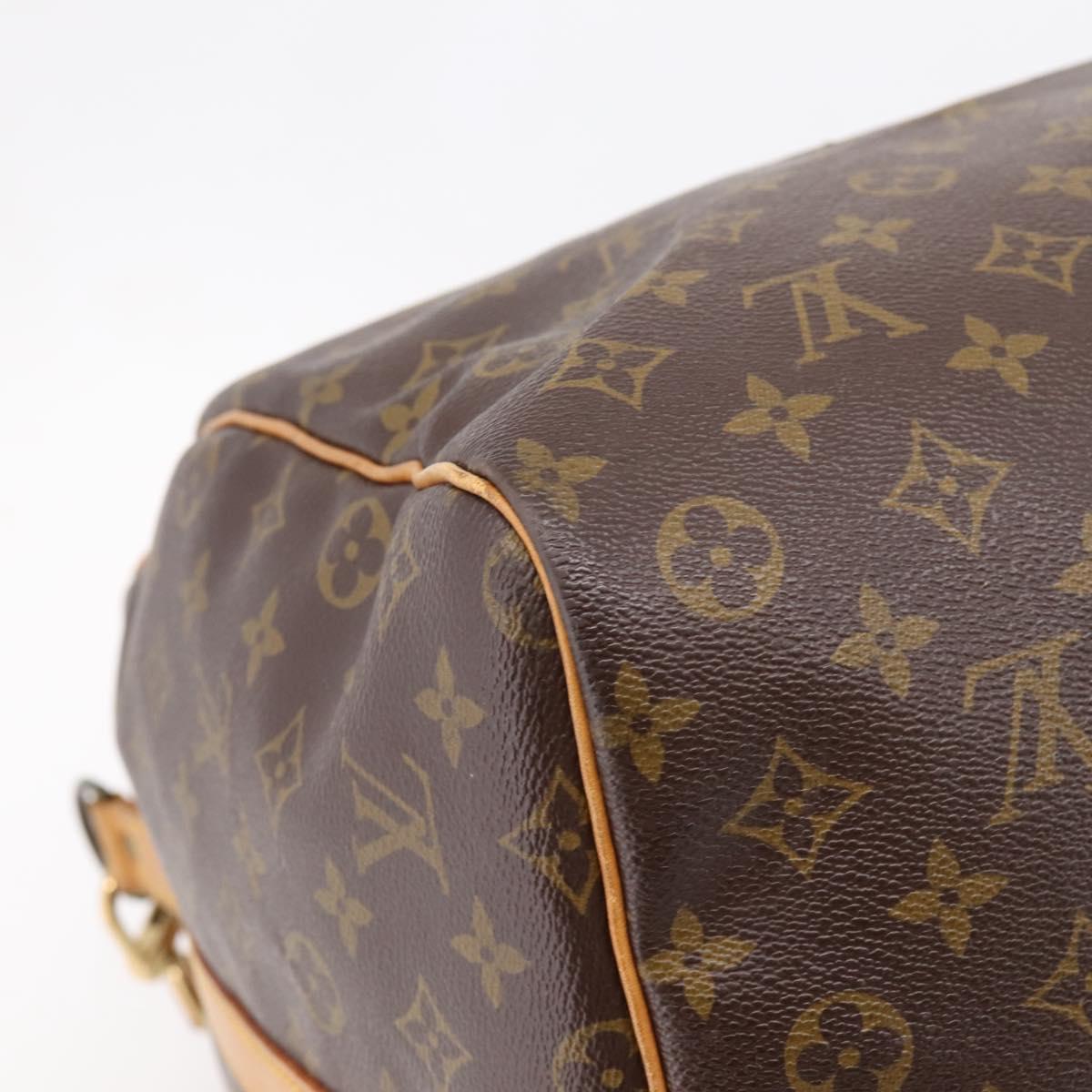 LOUIS VUITTON Monogram Keepall Bandouliere 60 Boston Bag M41412 LV Auth 204719A