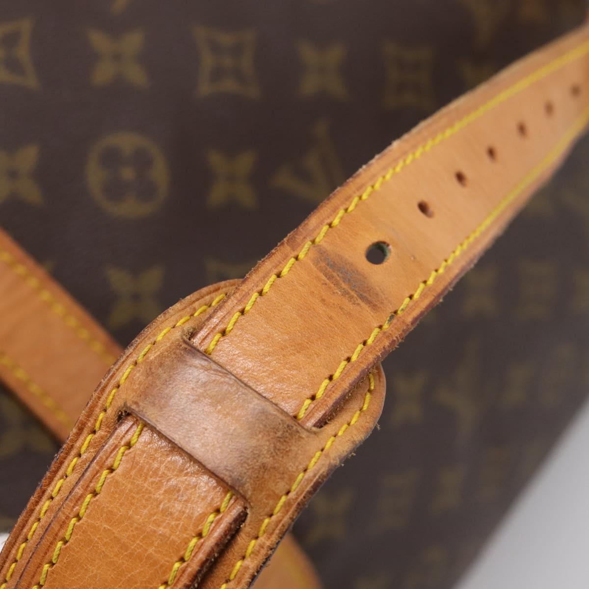 LOUIS VUITTON Monogram Keepall Bandouliere 60 Boston Bag M41412 LV Auth 204719A