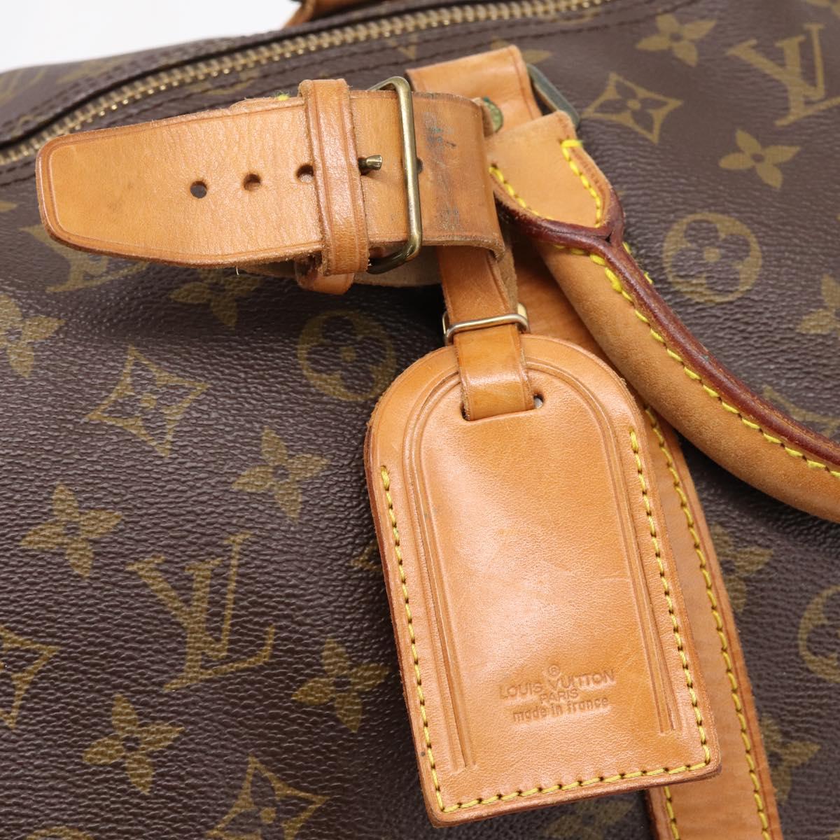 LOUIS VUITTON Monogram Keepall Bandouliere 60 Boston Bag M41412 LV Auth 204719A