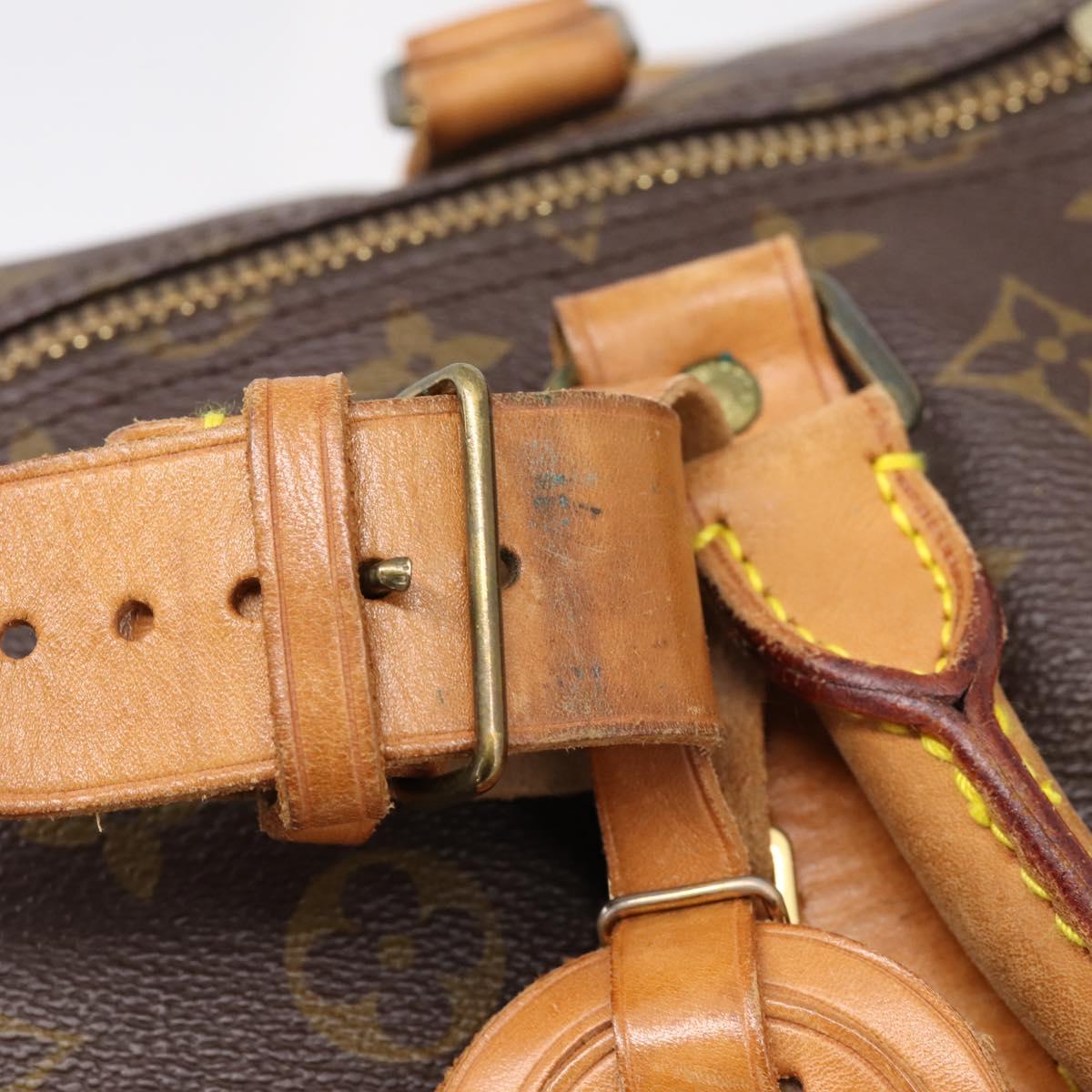 LOUIS VUITTON Monogram Keepall Bandouliere 60 Boston Bag M41412 LV Auth 204719A