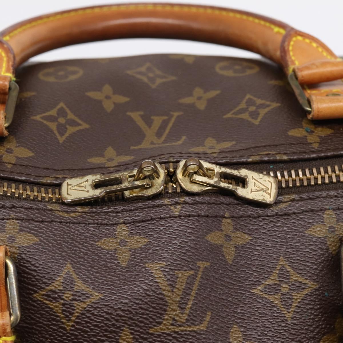 LOUIS VUITTON Monogram Keepall Bandouliere 60 Boston Bag M41412 LV Auth 204719A