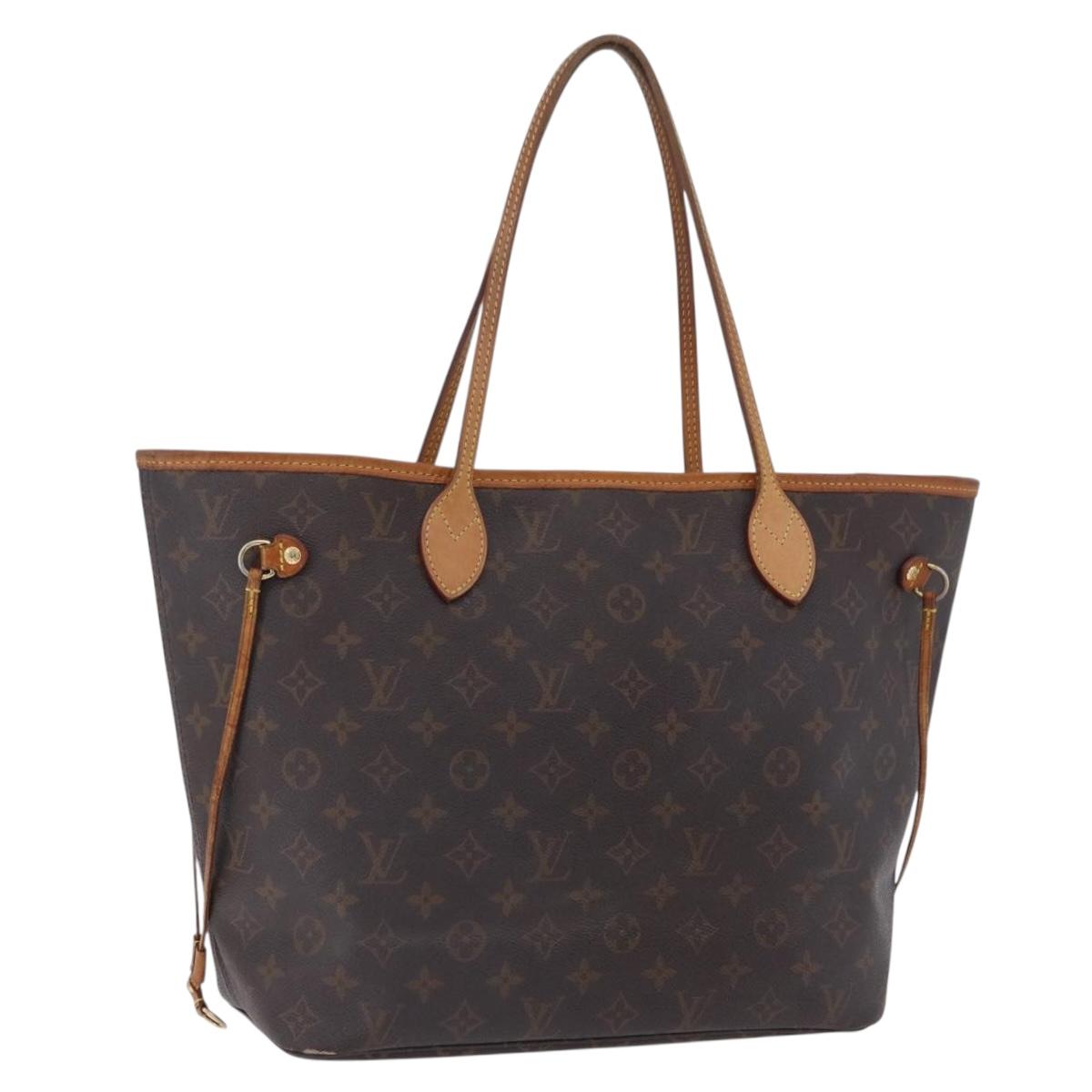 LOUIS VUITTON Monogram Neverfull MM Tote Bag M40156 LV Auth 204720
