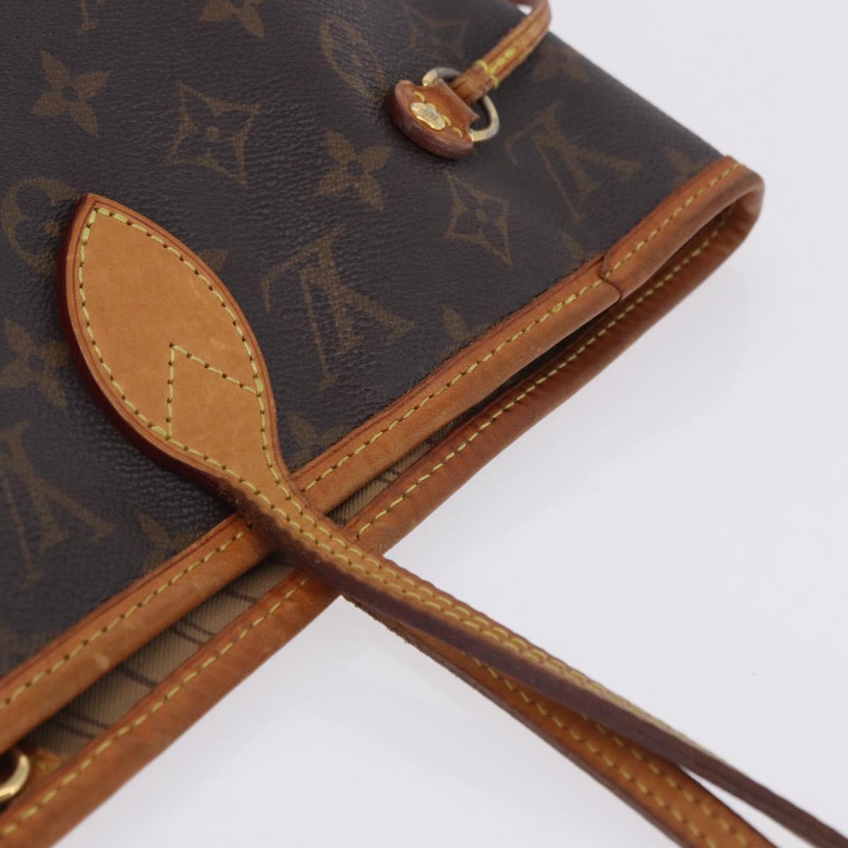 LOUIS VUITTON Monogram Neverfull MM Tote Bag M40156 LV Auth 204720