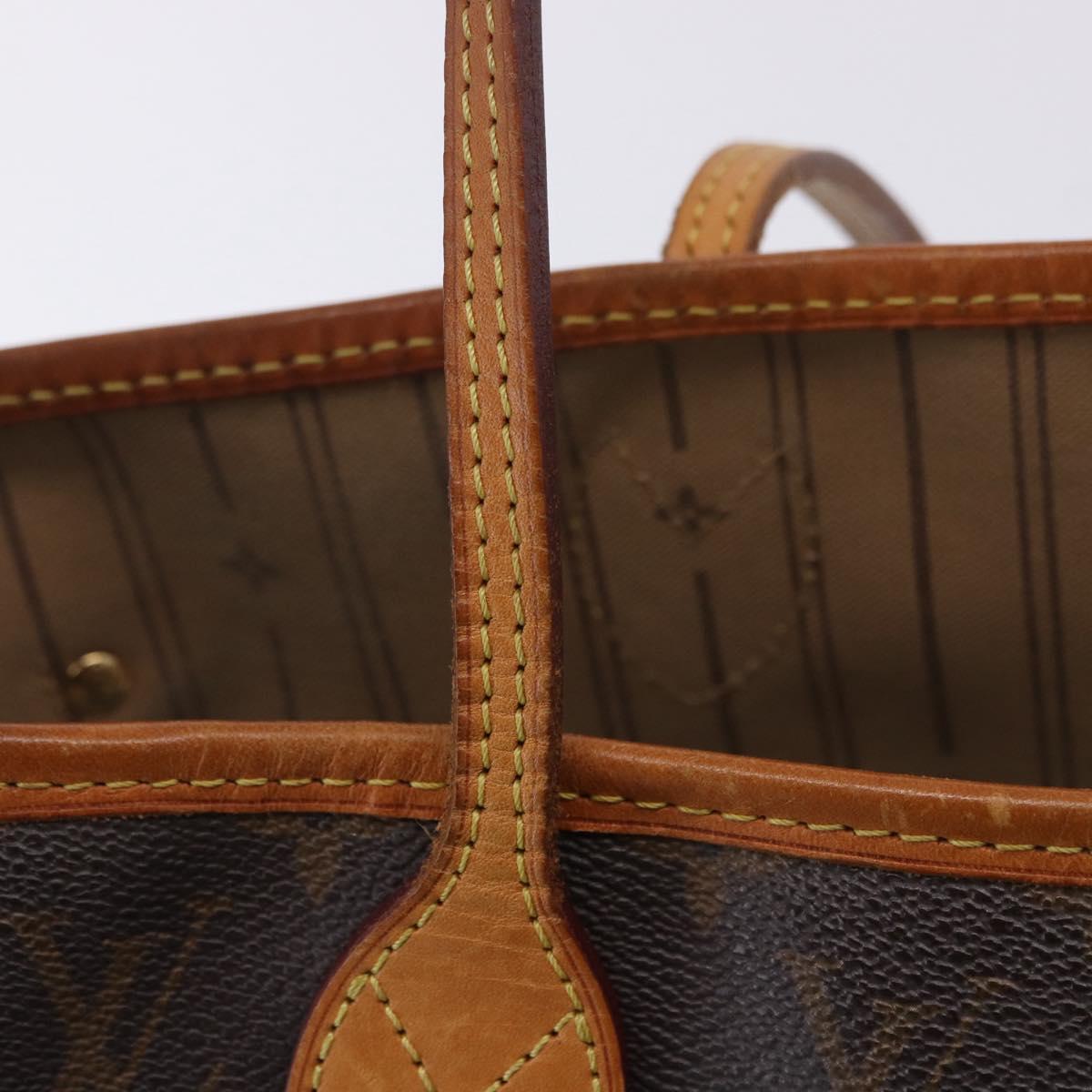 LOUIS VUITTON Monogram Neverfull MM Tote Bag M40156 LV Auth 204720