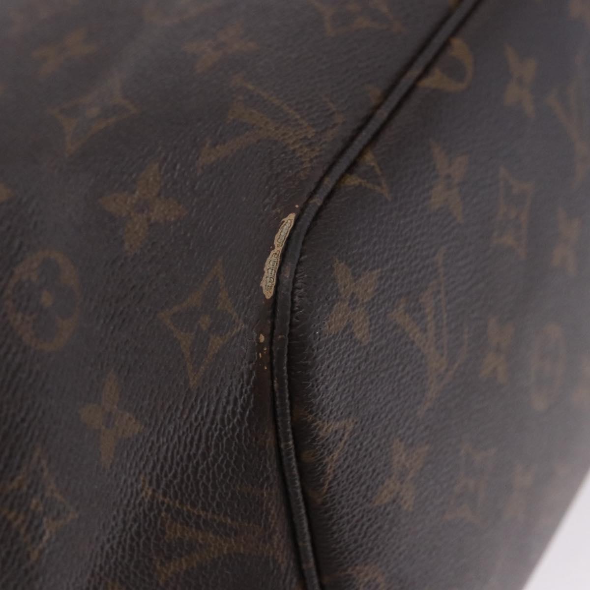 LOUIS VUITTON Monogram Neverfull MM Tote Bag M40156 LV Auth 204720
