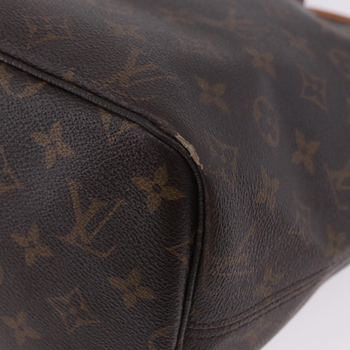 LOUIS VUITTON Monogram Neverfull MM Tote Bag M40156 LV Auth 204720