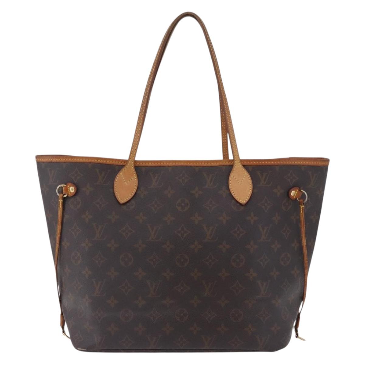 LOUIS VUITTON Monogram Neverfull MM Tote Bag M40156 LV Auth 204720