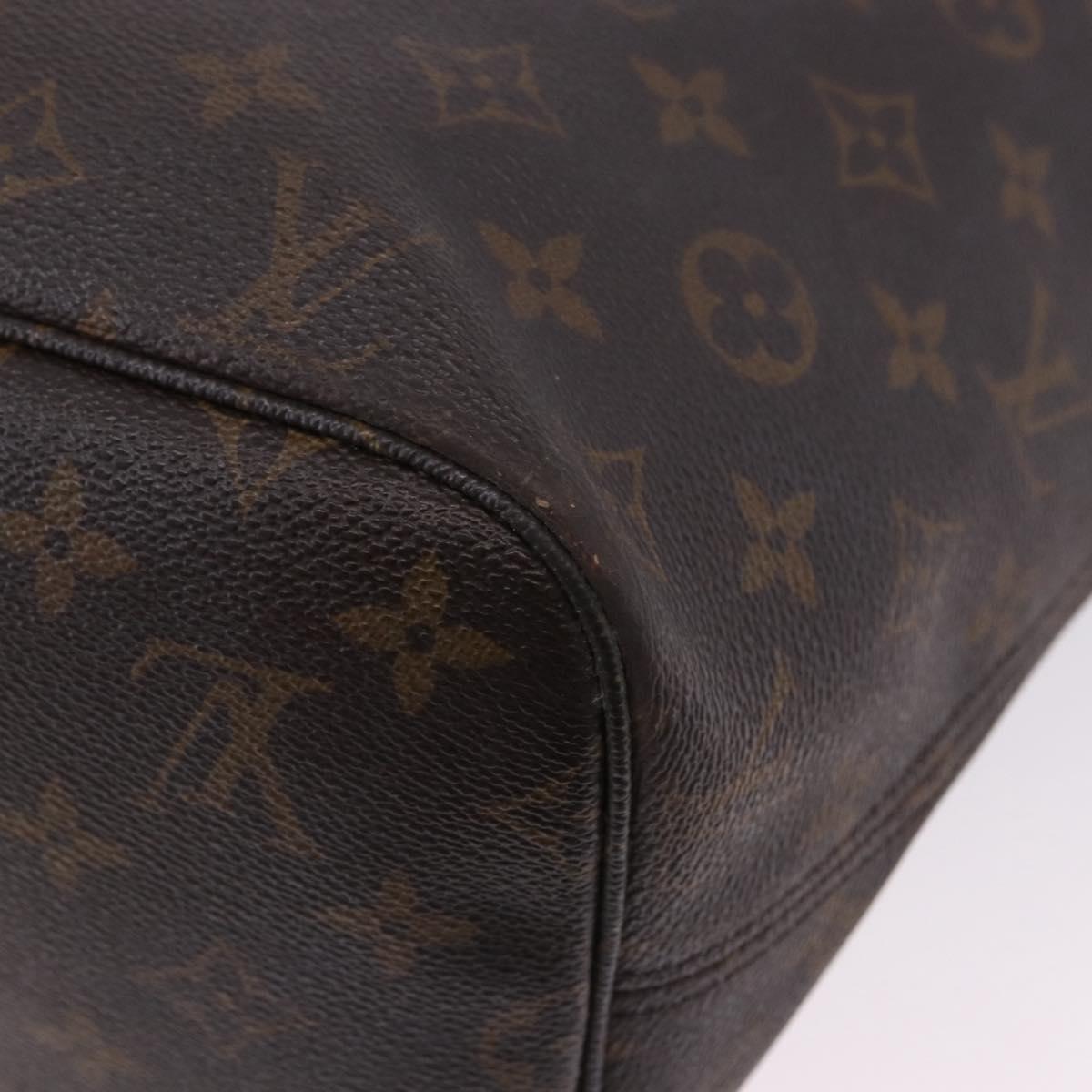 LOUIS VUITTON Monogram Neverfull MM Tote Bag M40156 LV Auth 204720