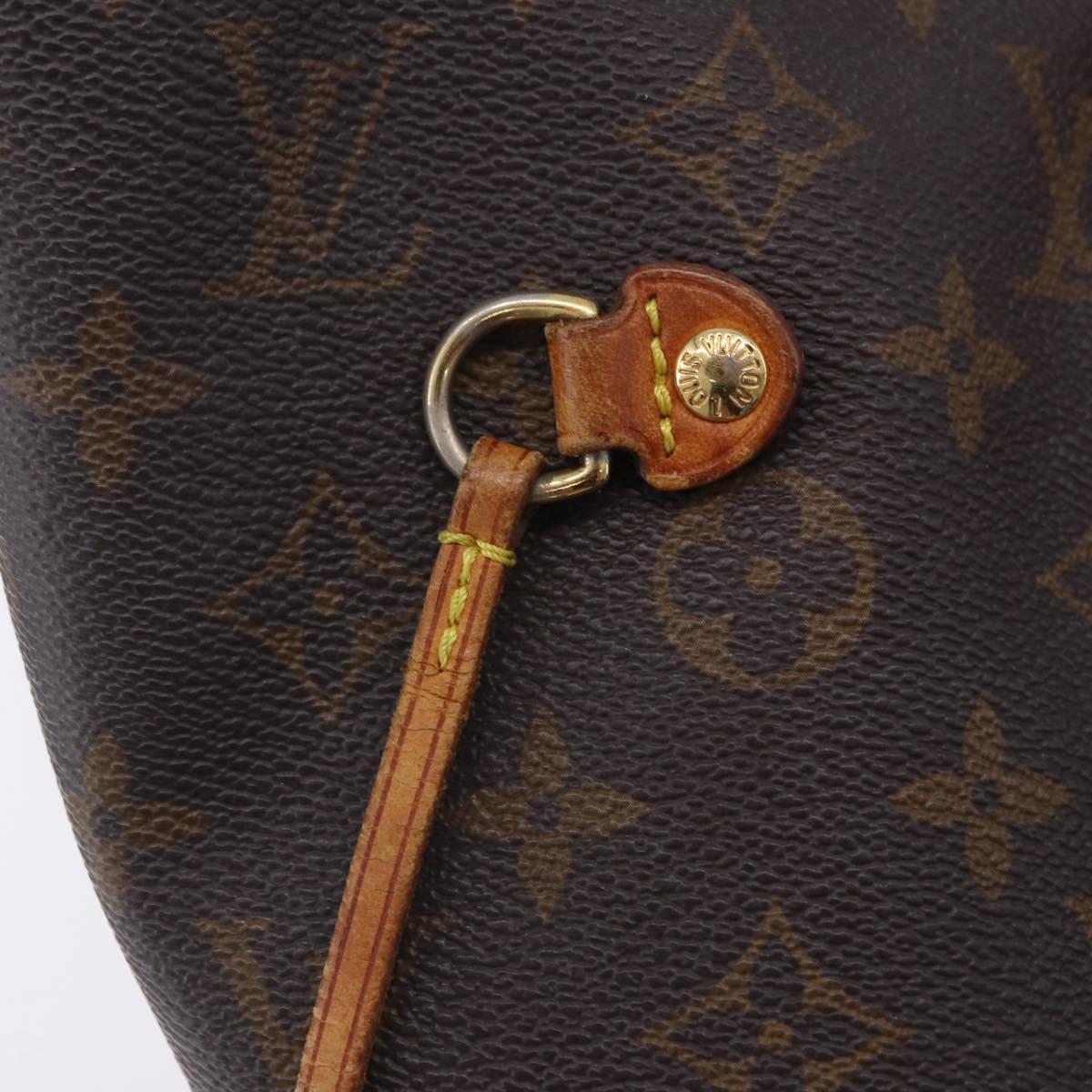 LOUIS VUITTON Monogram Neverfull MM Tote Bag M40156 LV Auth 204720
