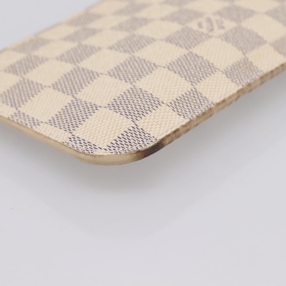 LOUIS VUITTON Damier Azur Neverfull PM Pouch Accessory Pouch LV Auth 204722