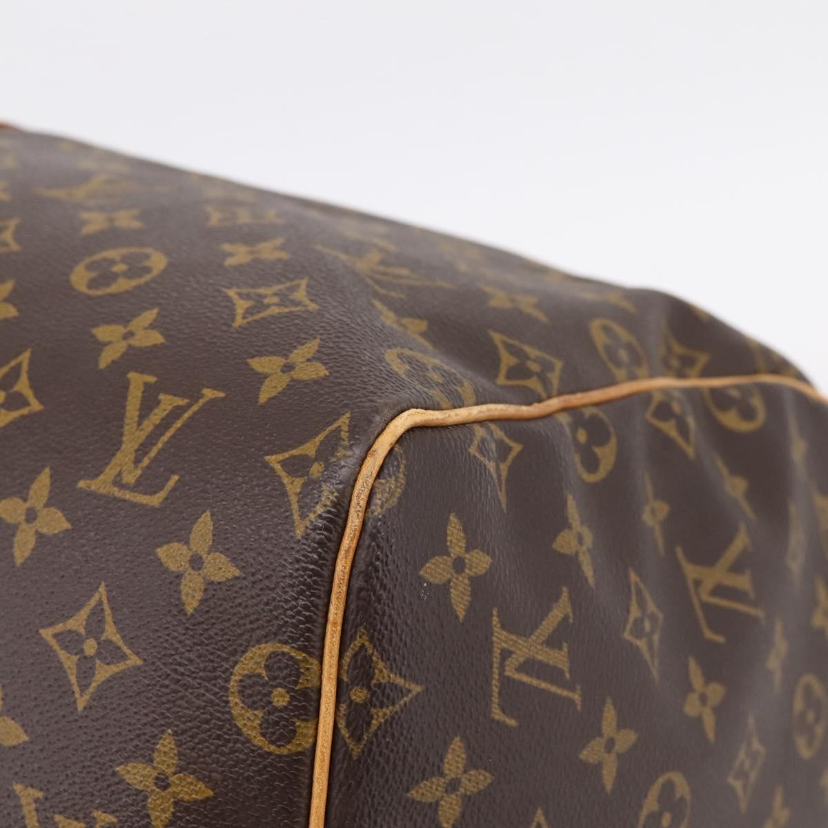 LOUIS VUITTON Monogram Keepall 55 Boston Bag M41424 LV Auth 204725A