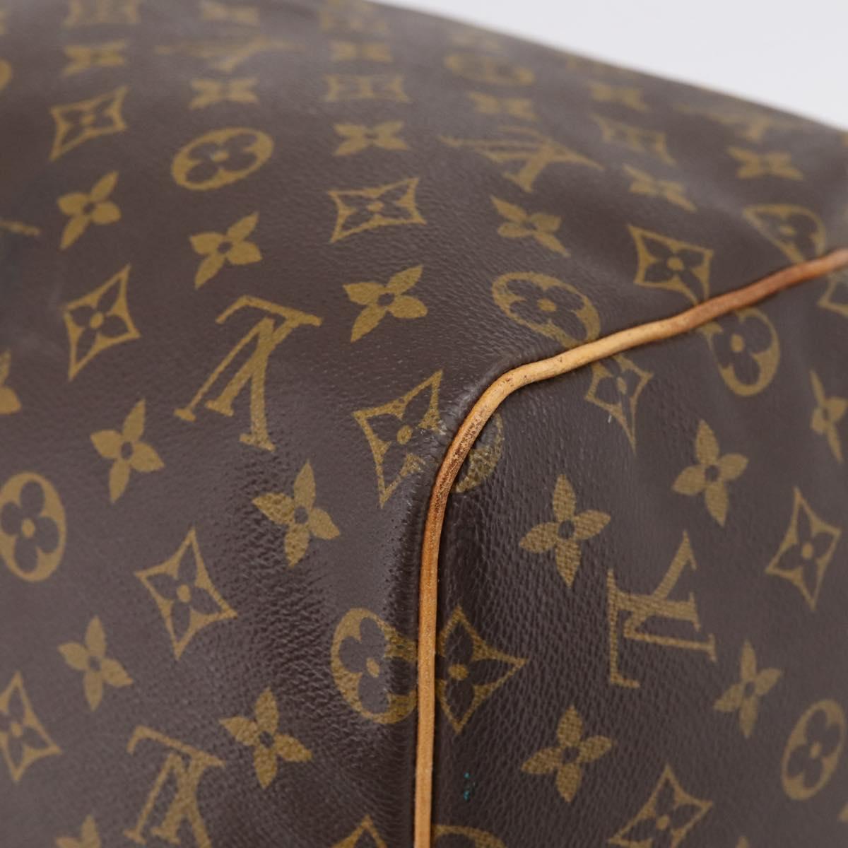 LOUIS VUITTON Monogram Keepall 55 Boston Bag M41424 LV Auth 204725A