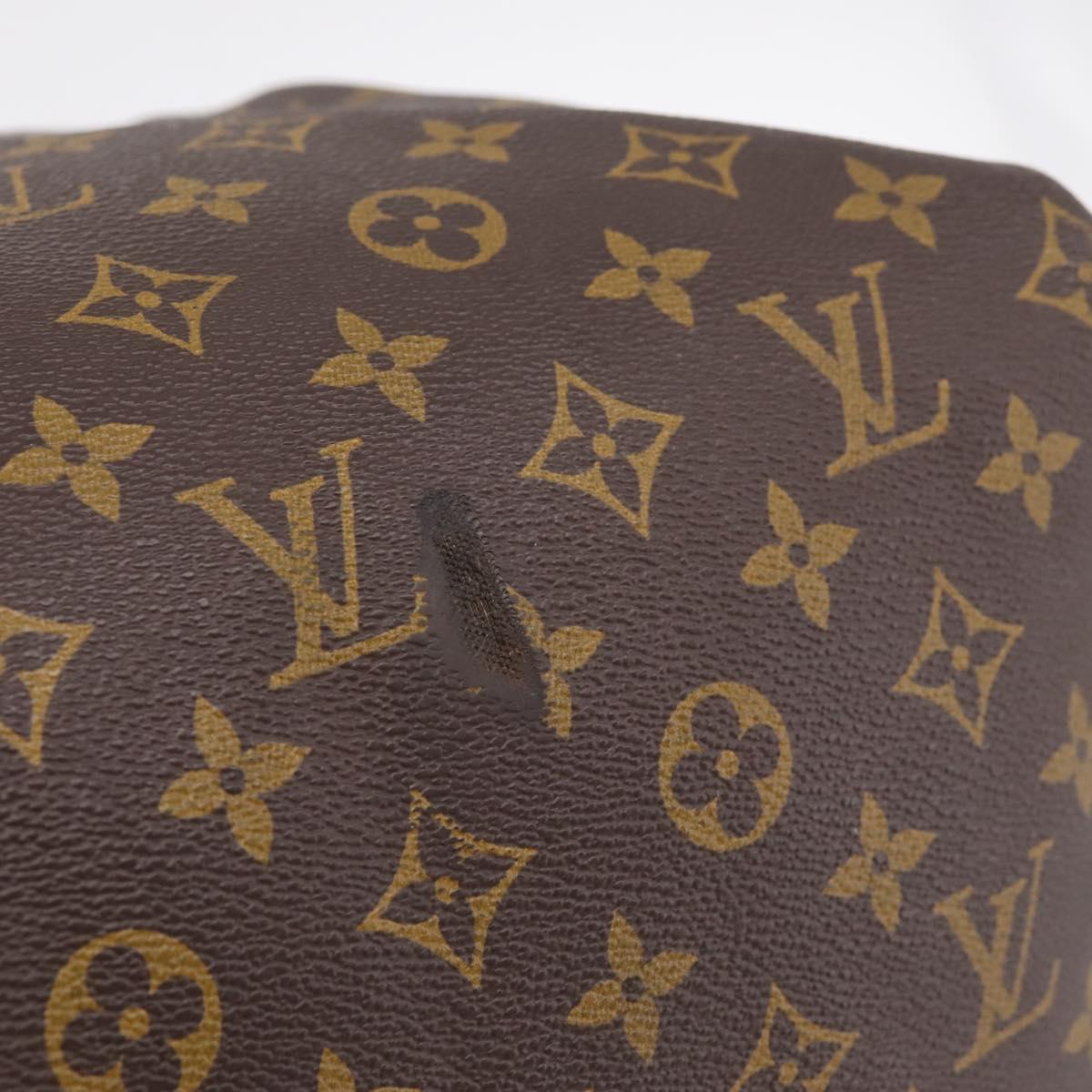 LOUIS VUITTON Monogram Keepall 55 Boston Bag M41424 LV Auth 204725A