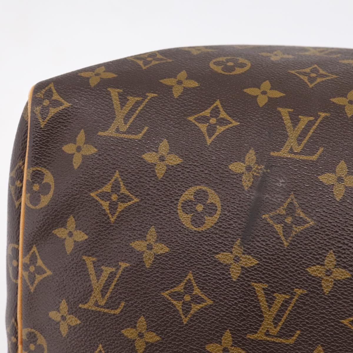 LOUIS VUITTON Monogram Keepall 55 Boston Bag M41424 LV Auth 204725A