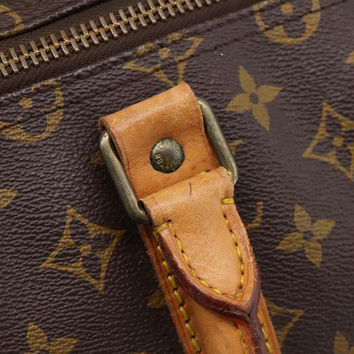LOUIS VUITTON Monogram Keepall 55 Boston Bag M41424 LV Auth 204725A