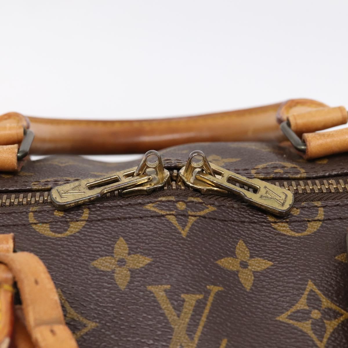 LOUIS VUITTON Monogram Keepall 55 Boston Bag M41424 LV Auth 204725A