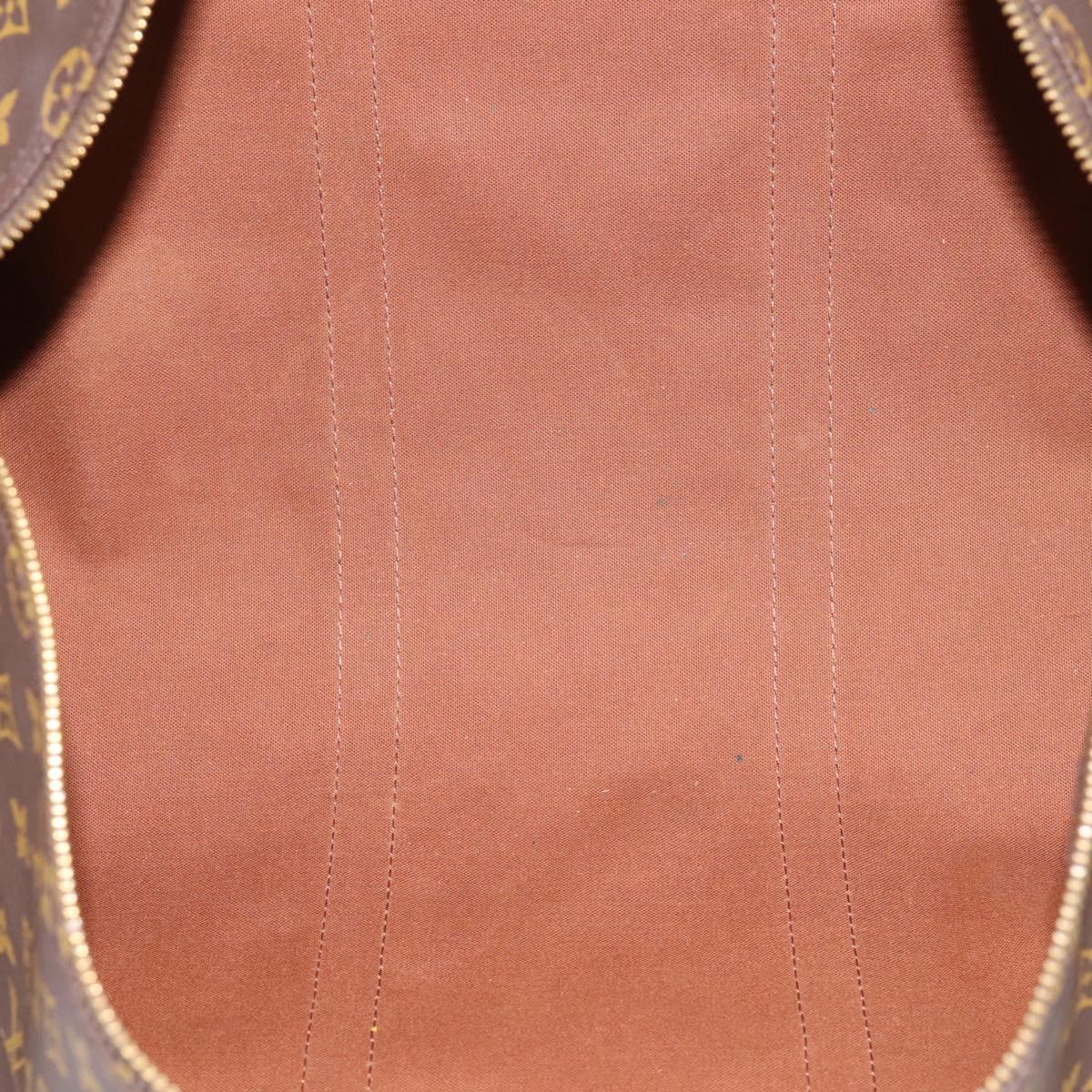 LOUIS VUITTON Monogram Keepall 55 Boston Bag M41424 LV Auth 204725A