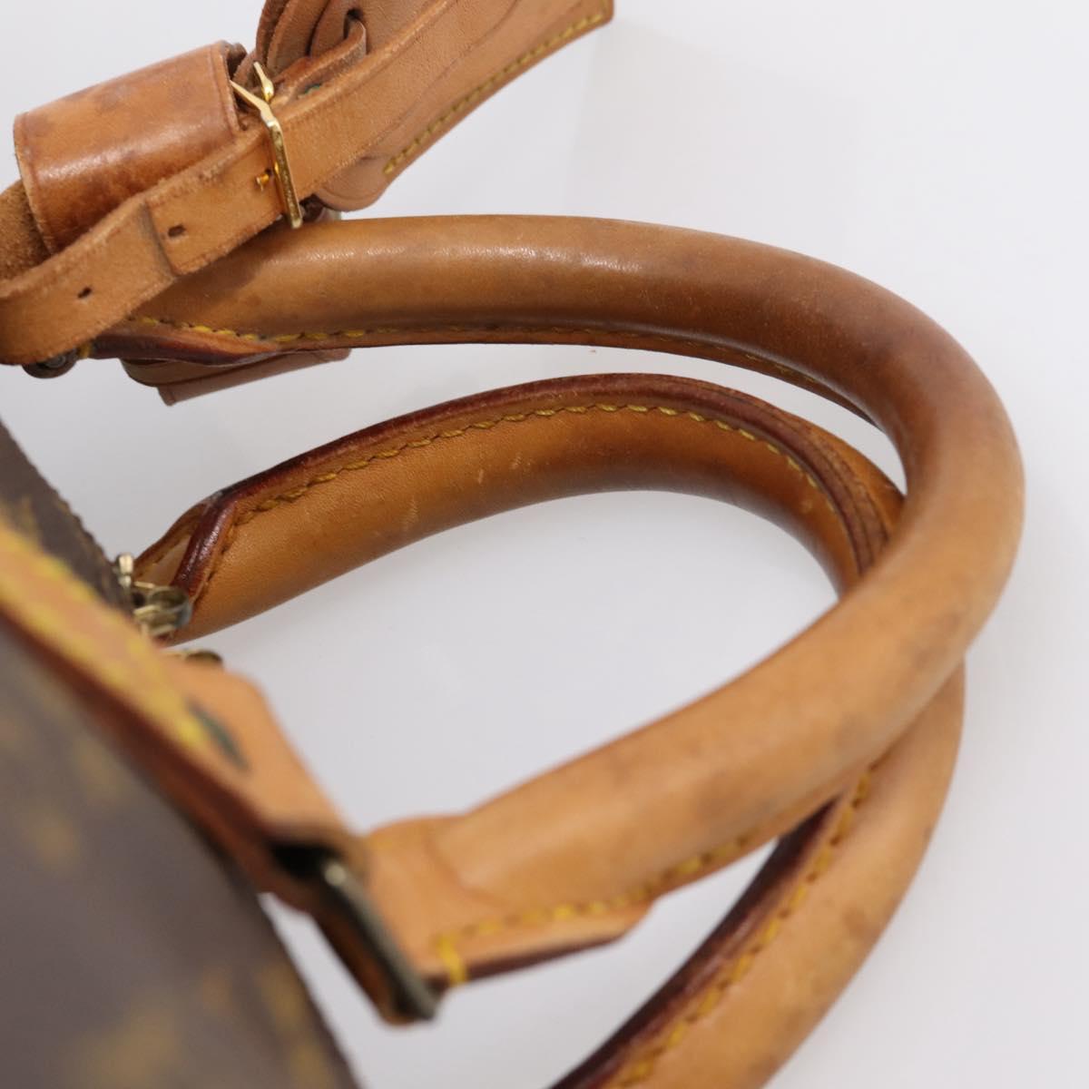 LOUIS VUITTON Monogram Keepall 55 Boston Bag M41424 LV Auth 204725A