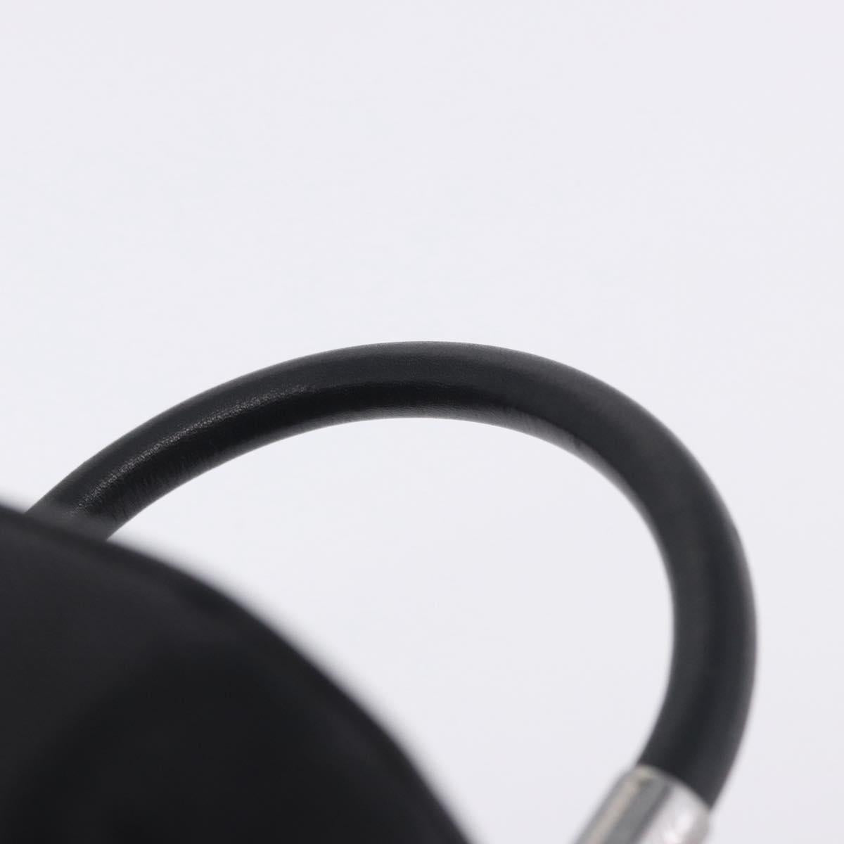 GUCCI GG Canvas Vanity Hand Bag Black Silver 039 1052 Auth 204726