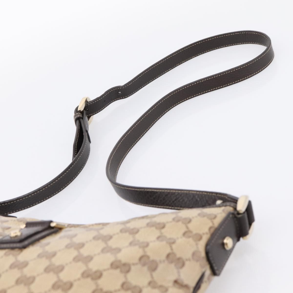 GUCCI GG Crystal Abbey Shoulder Bag Coated Canvas Outlet 268642 Auth 204734V