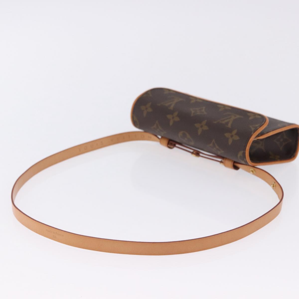 LOUIS VUITTON Monogram Pochette Florentine Waist Bag M51855 LV Auth 204738V