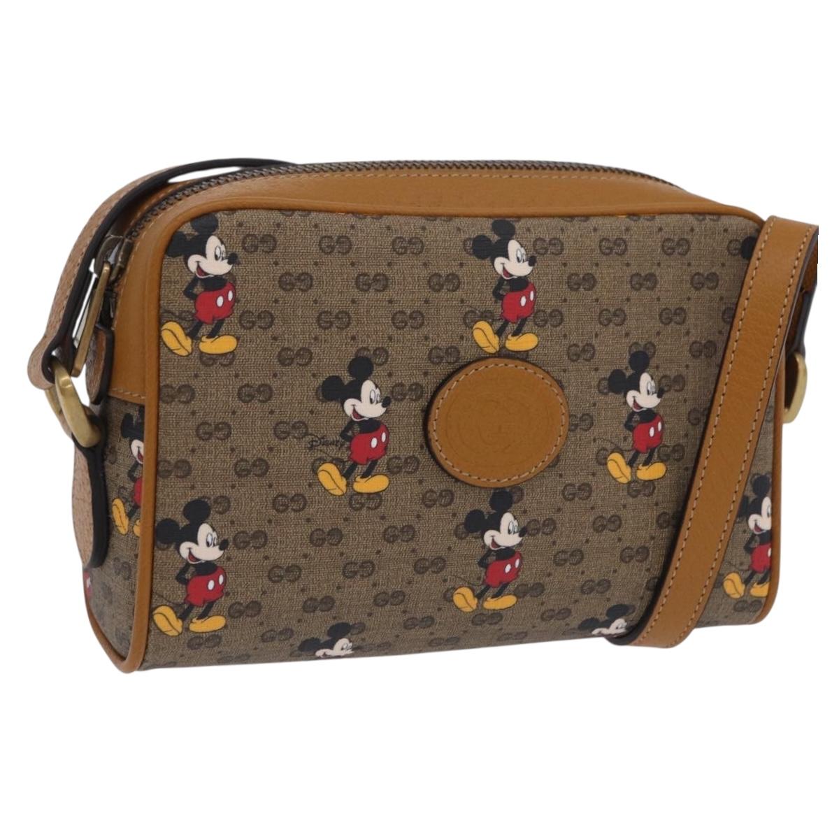 GUCCI Micro GG Supreme Disney Collaboration Bag PVC Outlet 602536 Auth 204739M