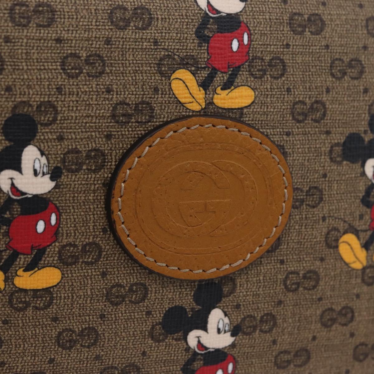 GUCCI Micro GG Supreme Disney Collaboration Bag PVC Outlet 602536 Auth 204739M