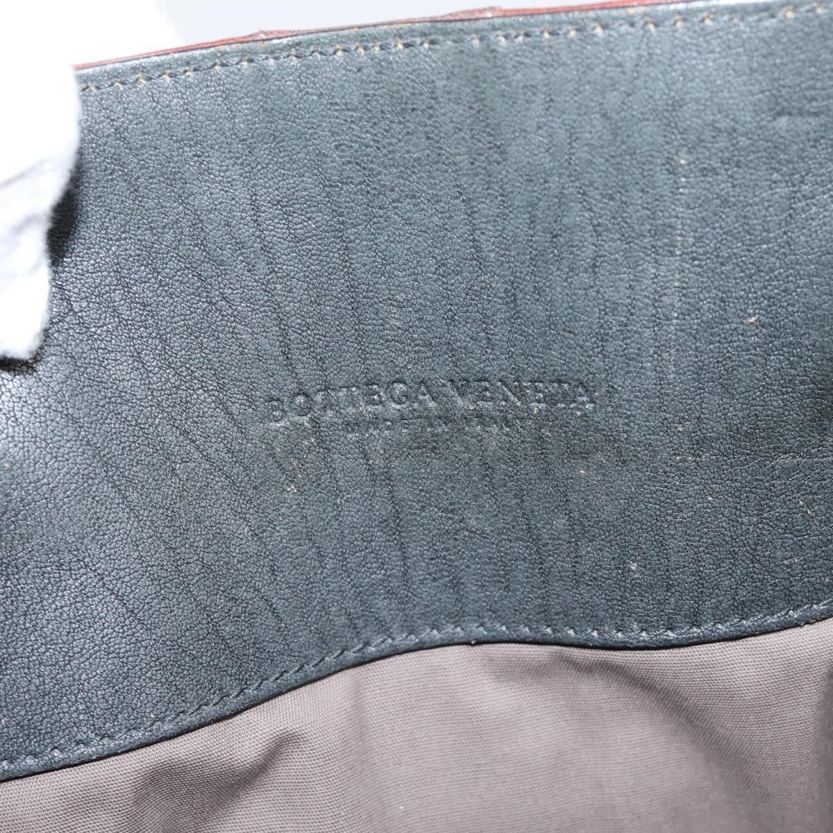 BOTTEGA VENETA INTRECCIATO Hand Bag Leather Brown Auth 204748
