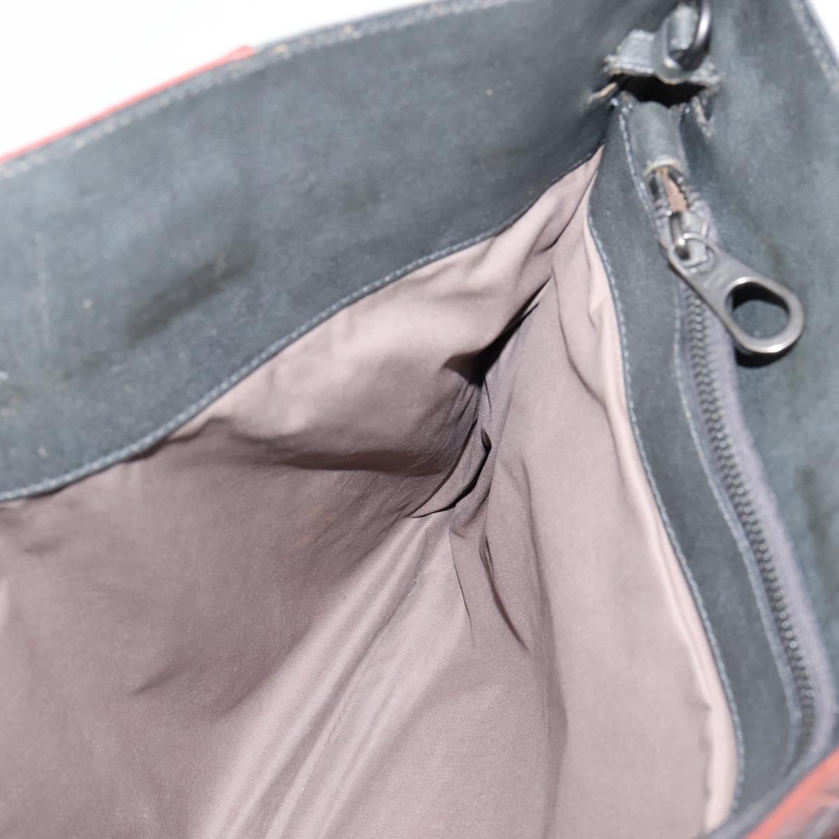 BOTTEGA VENETA INTRECCIATO Hand Bag Leather Brown Auth 204748