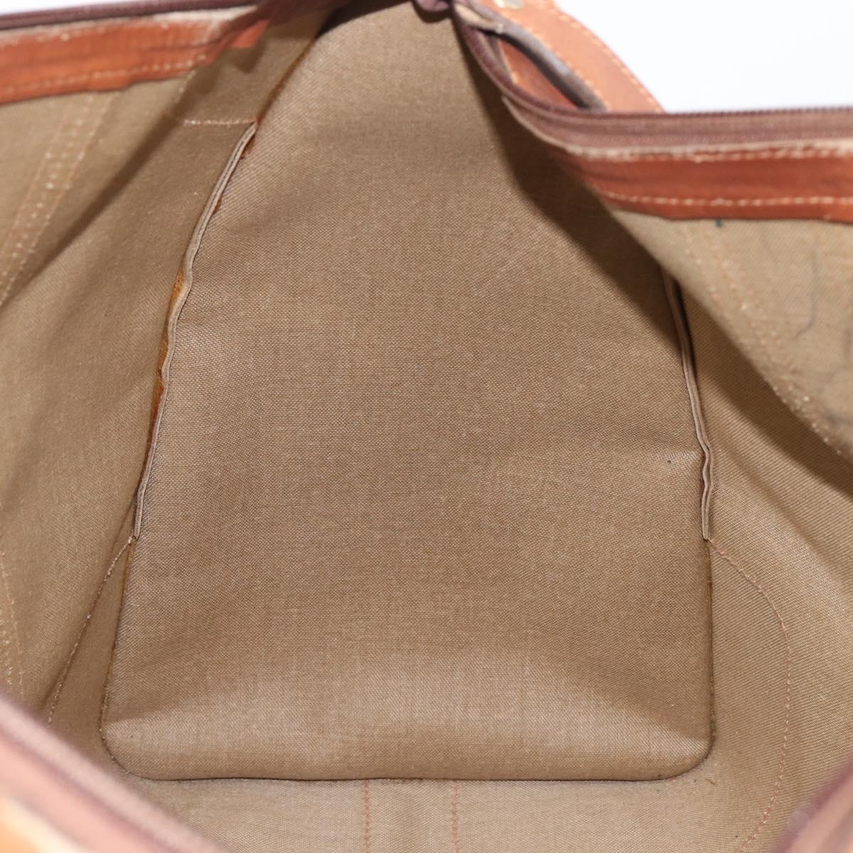 GUCCI Micro GG Supreme Web Sherry Line Bag PVC Beige 012 067 1125 Auth 204752