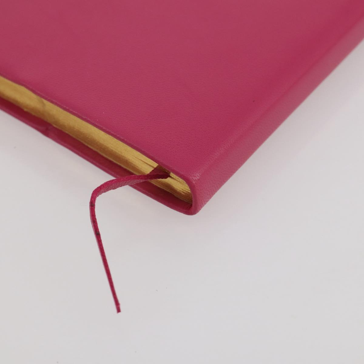 LOEWE Note Leather Paper Pink Auth 204770M