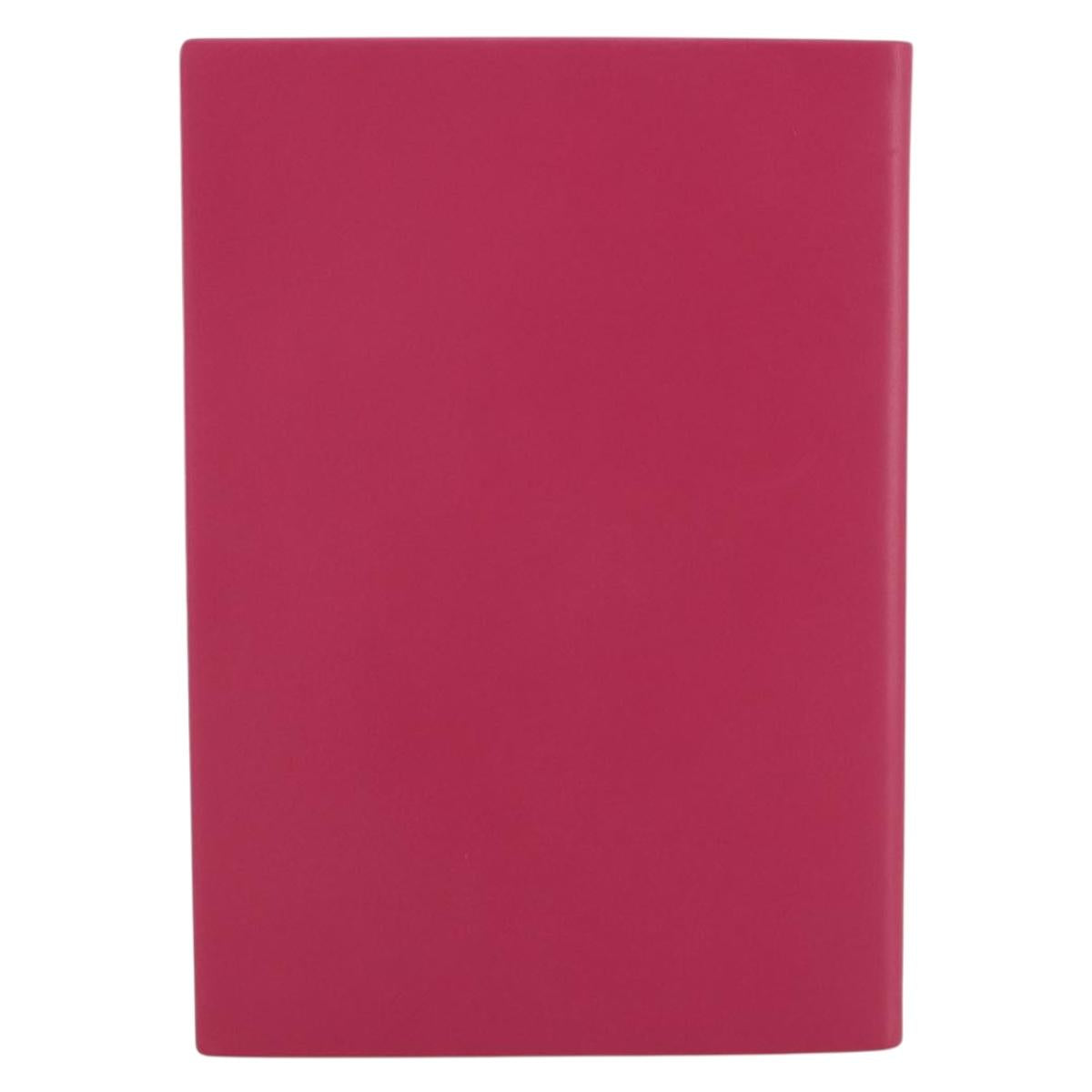 LOEWE Note Leather Paper Pink Auth 204770M