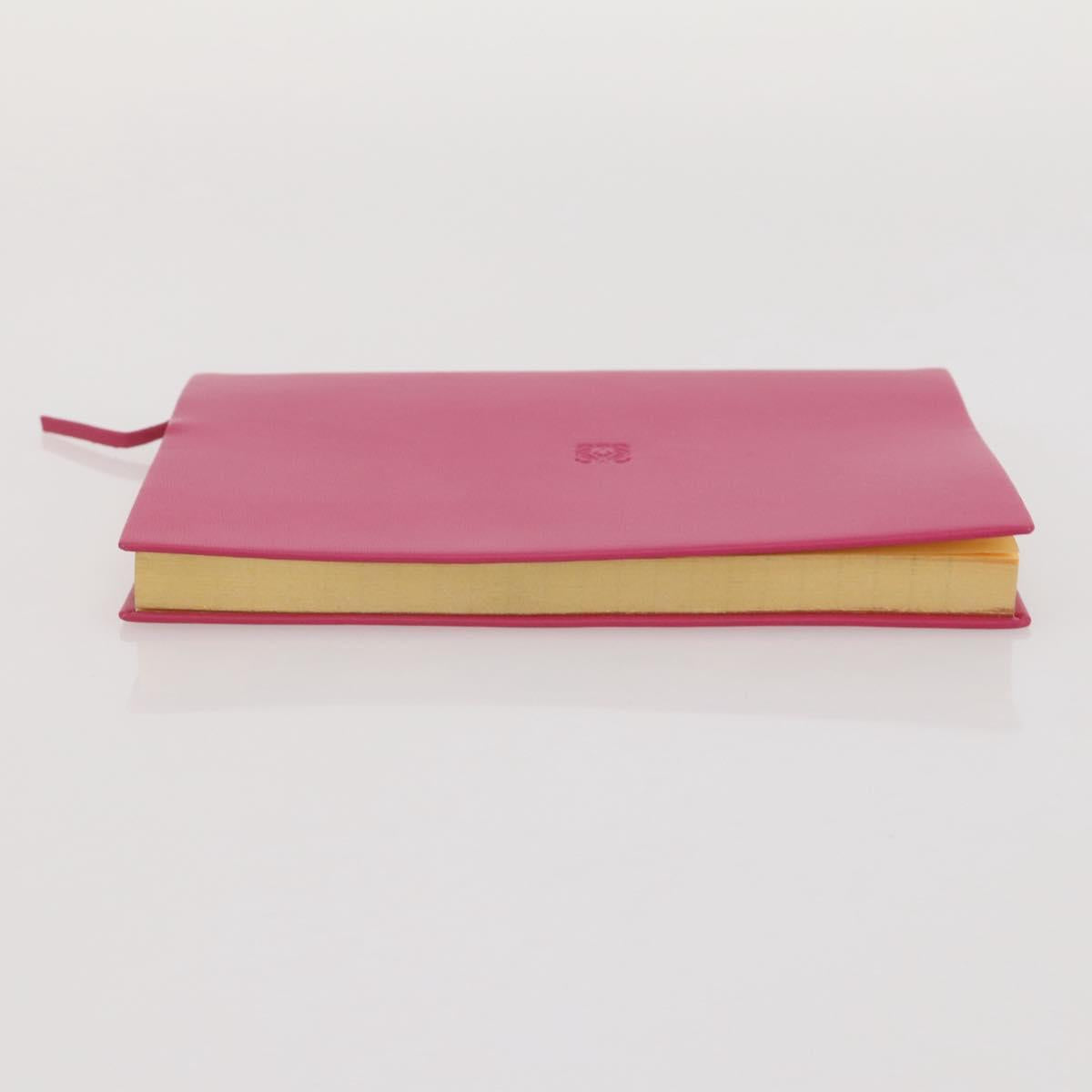 LOEWE Note Leather Paper Pink Auth 204770M