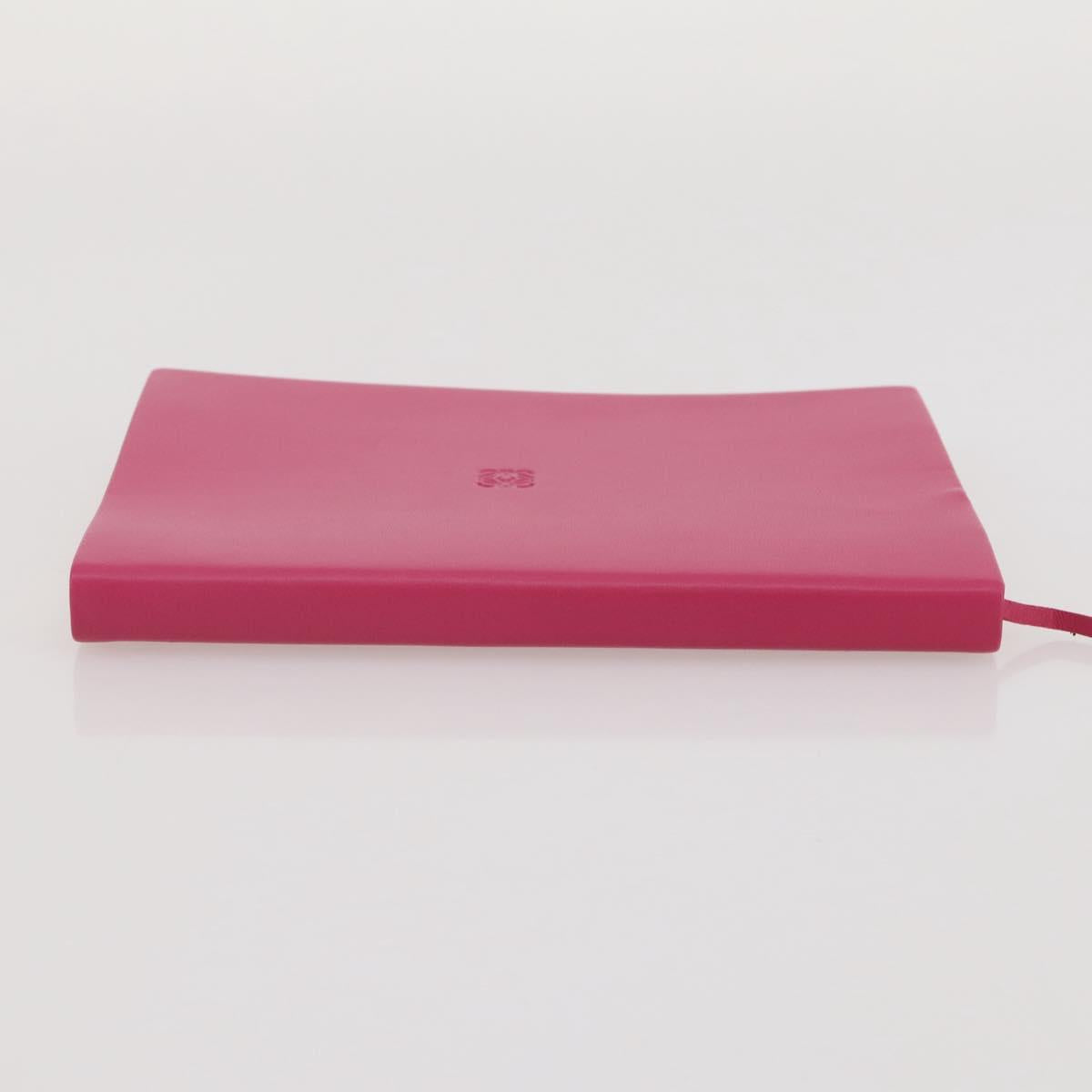 LOEWE Note Leather Paper Pink Auth 204770M