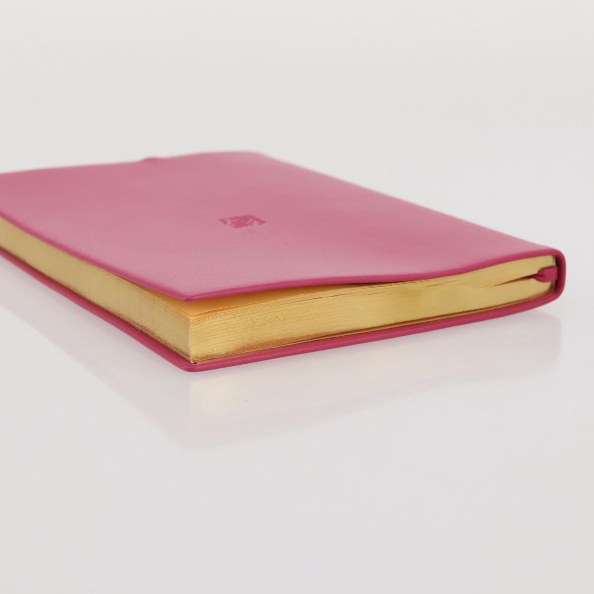 LOEWE Note Leather Paper Pink Auth 204770M