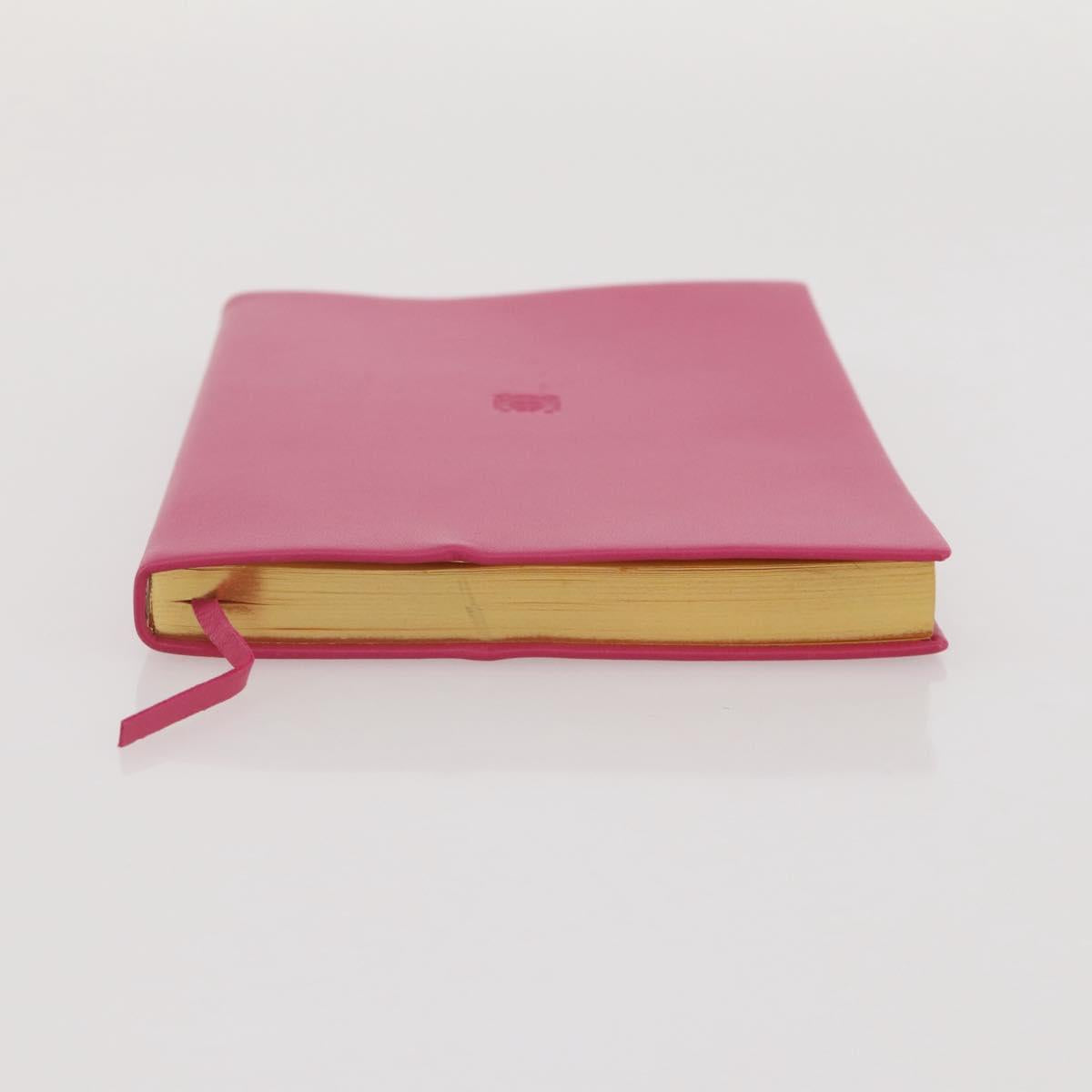 LOEWE Note Leather Paper Pink Auth 204770M