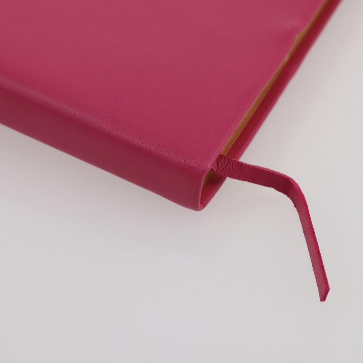 LOEWE Note Leather Paper Pink Auth 204770M