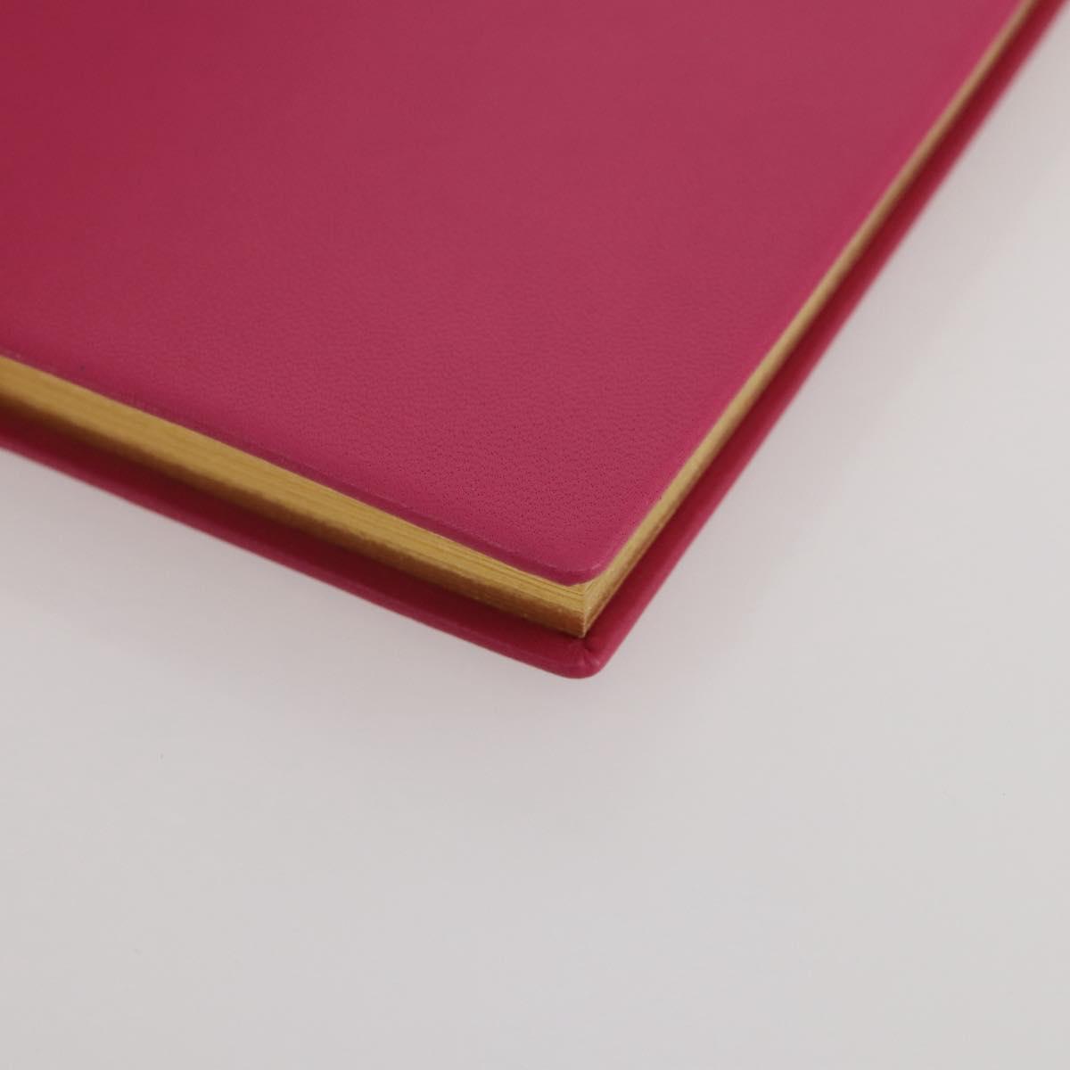 LOEWE Note Leather Paper Pink Auth 204770M