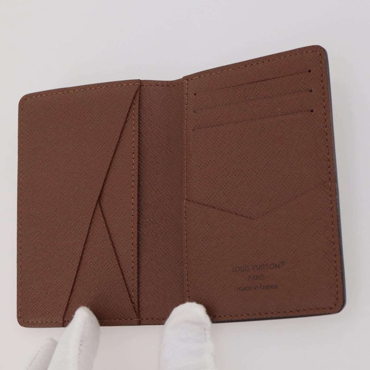LOUIS VUITTON Monogram Organizer De Poch Card Case M61732 LV Auth 204776V