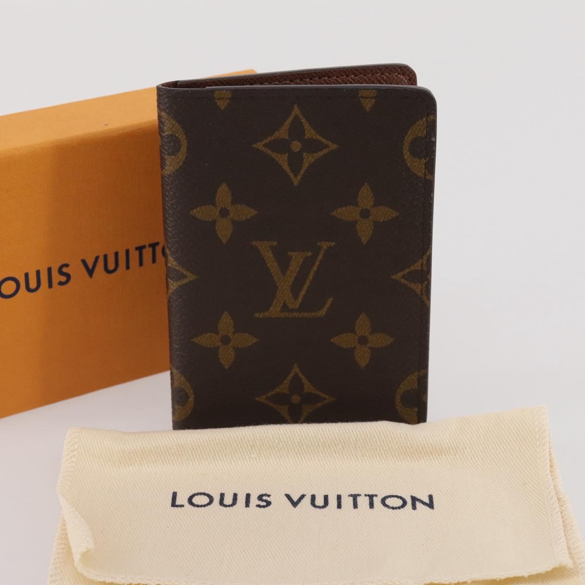 LOUIS VUITTON Monogram Organizer De Poch Card Case M61732 LV Auth 204776V