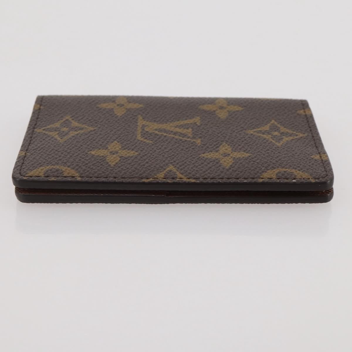 LOUIS VUITTON Monogram Organizer De Poch Card Case M61732 LV Auth 204776V
