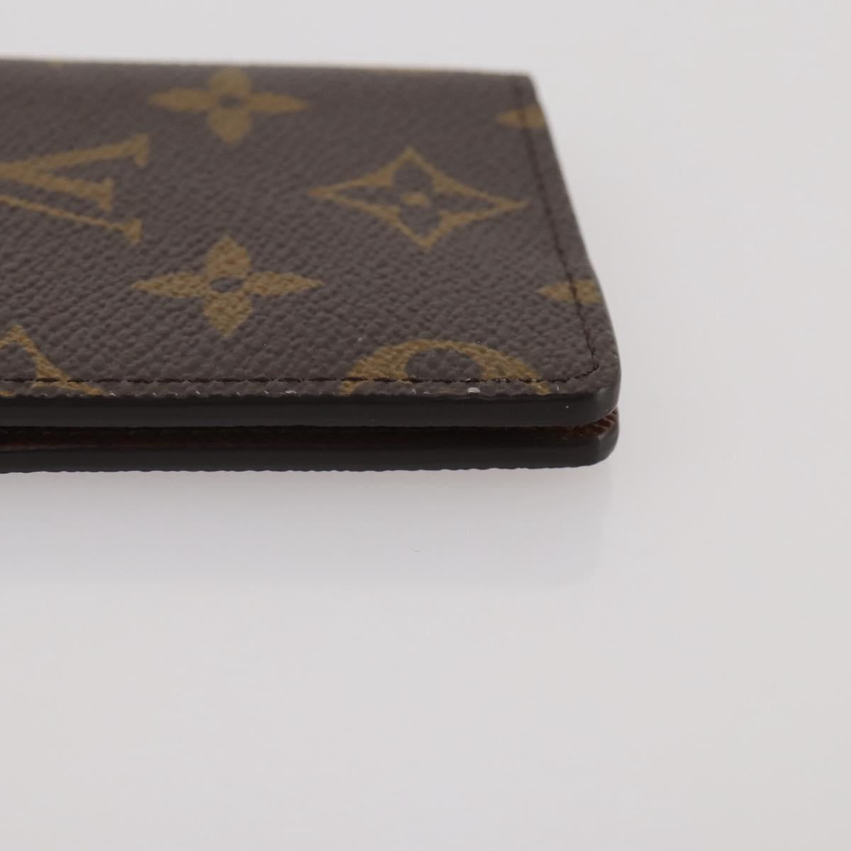LOUIS VUITTON Monogram Organizer De Poch Card Case M61732 LV Auth 204776V