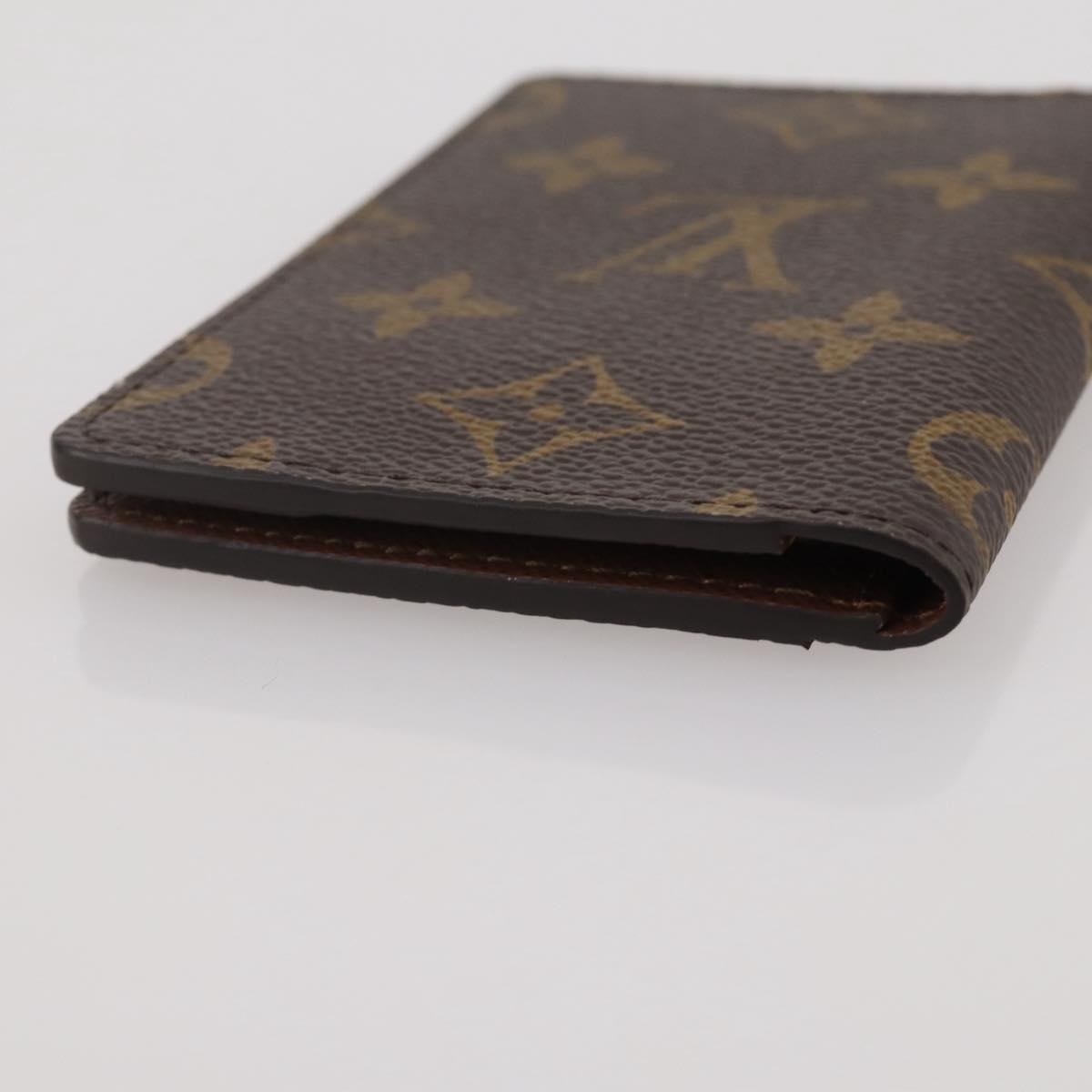 LOUIS VUITTON Monogram Organizer De Poch Card Case M61732 LV Auth 204776V