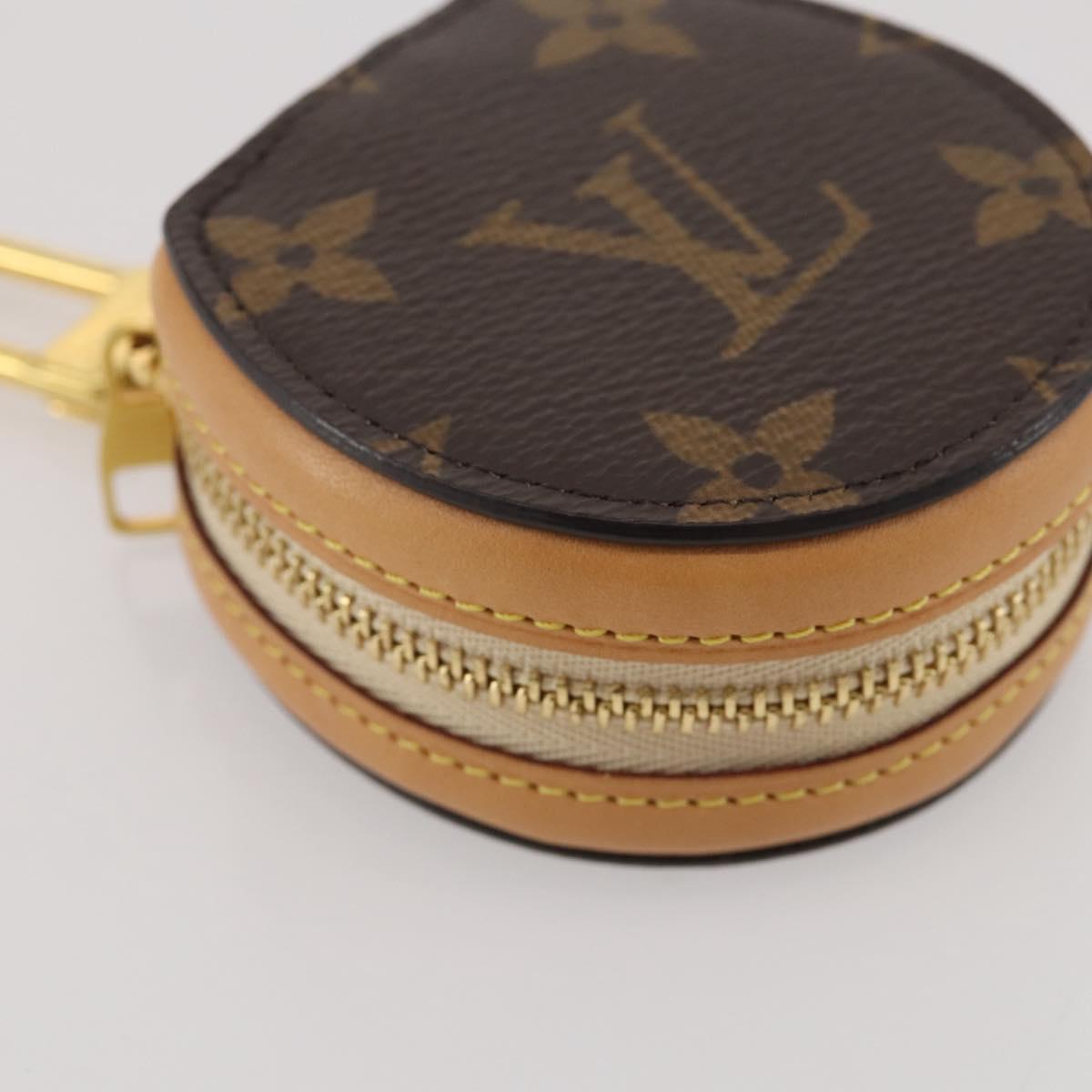 LOUIS VUITTON Monogram Etui Earphone Case GI0495 LV Auth 204778M