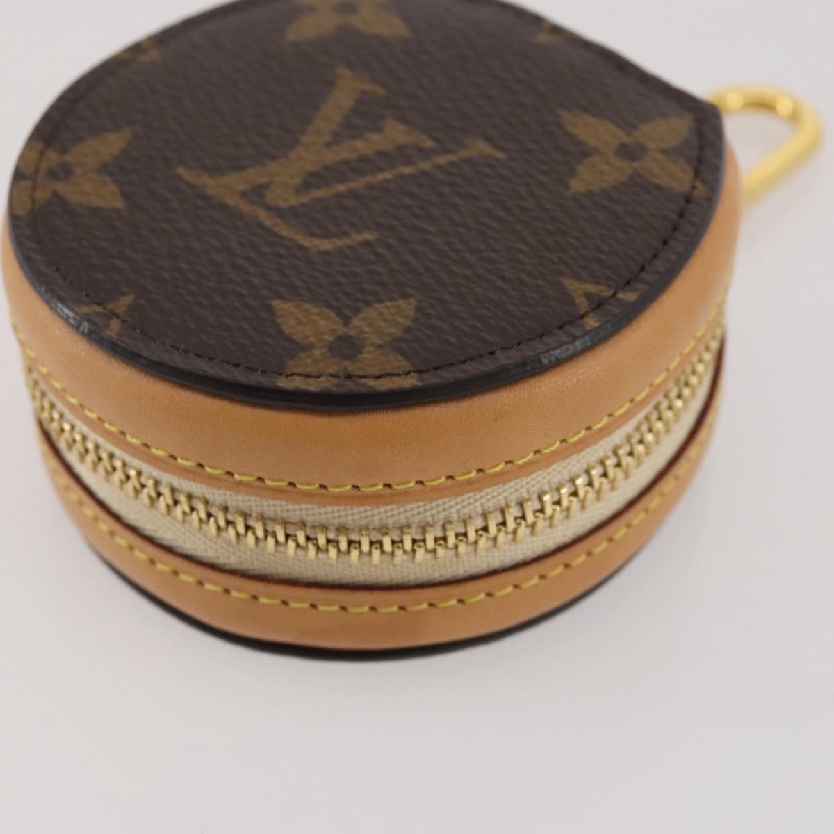 LOUIS VUITTON Monogram Etui Earphone Case GI0495 LV Auth 204778M