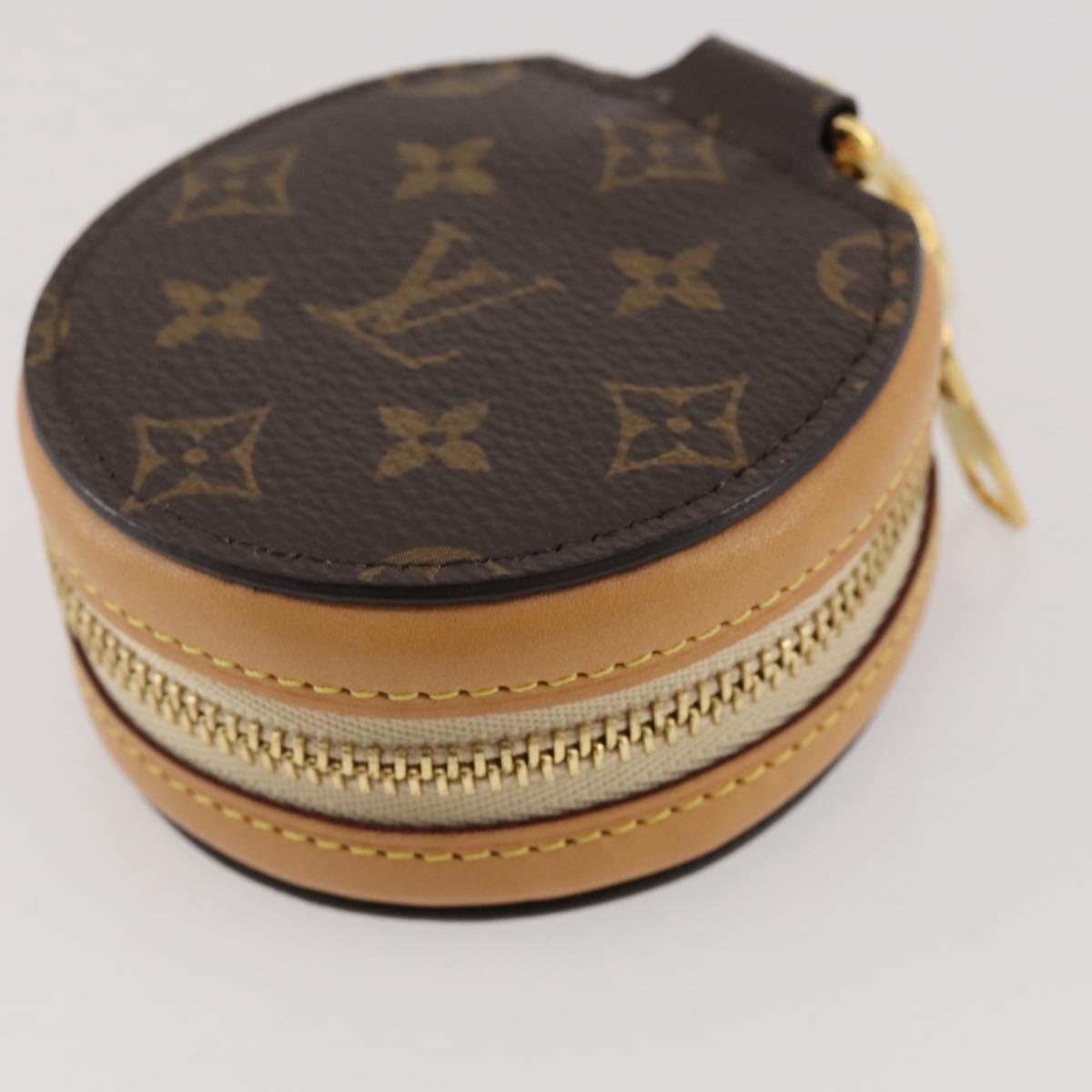 LOUIS VUITTON Monogram Etui Earphone Case GI0495 LV Auth 204778M