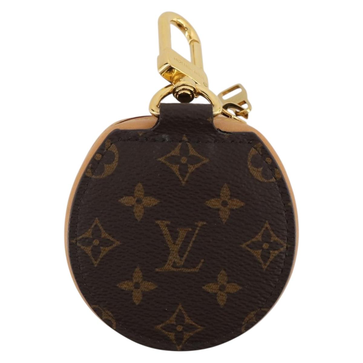 LOUIS VUITTON Monogram Etui Earphone Case GI0495 LV Auth 204778M