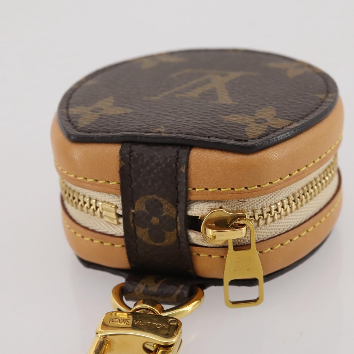 LOUIS VUITTON Monogram Etui Earphone Case GI0495 LV Auth 204778M