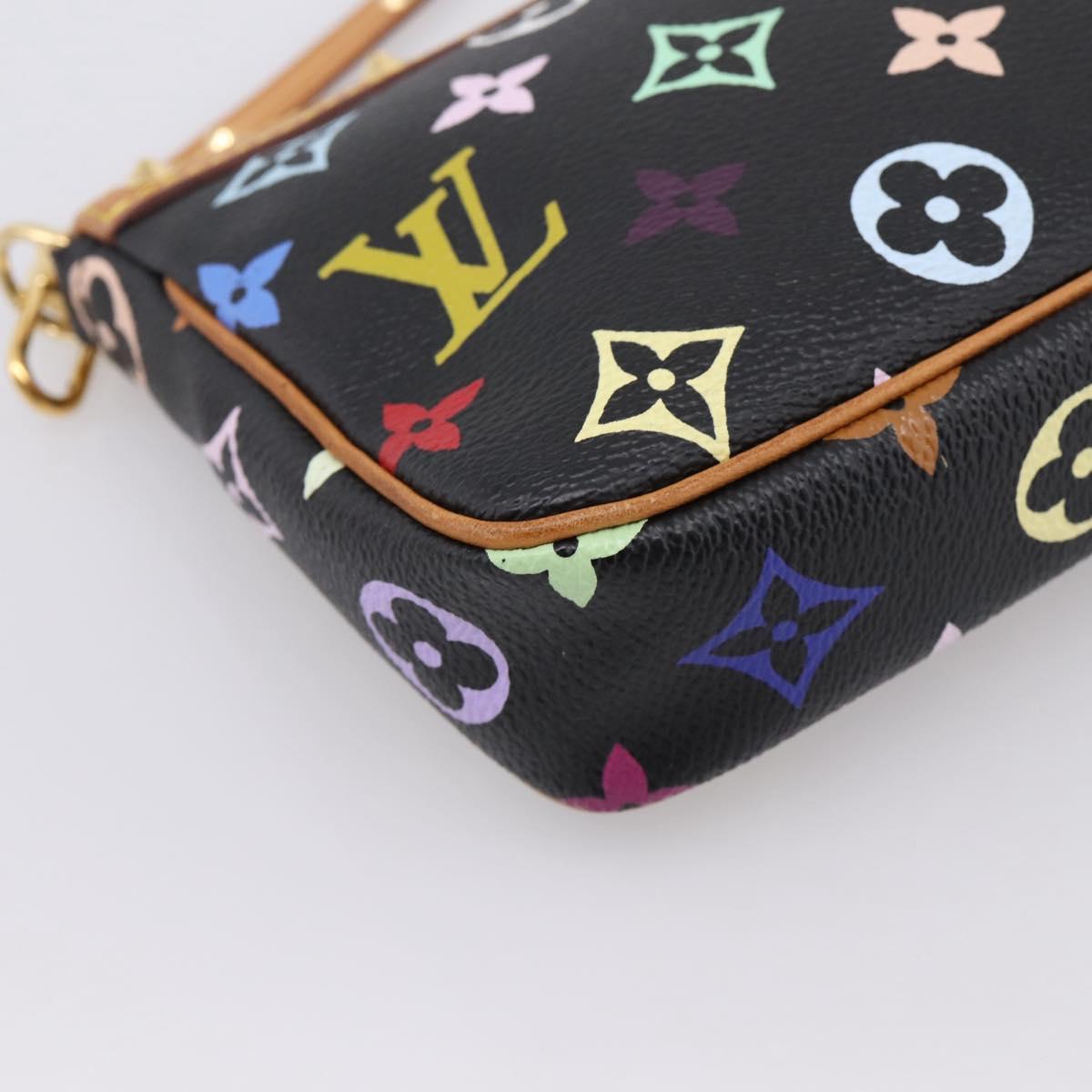LOUIS VUITTON Monogram Multicolor Pochette Accessoires M92648 Auth 204780SAV